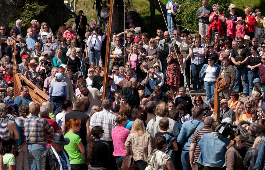 Aimari veeskamine ajaloolisel laevaehitusplatsil Kaevu valgamas