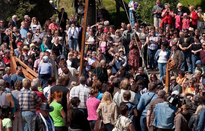 06.06.2010 Aimari veeskamine ajaloolisel laevaehitusplatsil Kaevu valgamas