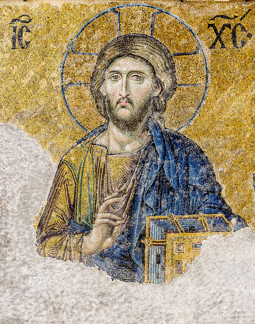 Jeesus Kristus, mosaiik, Hagia Sofia katedraalist