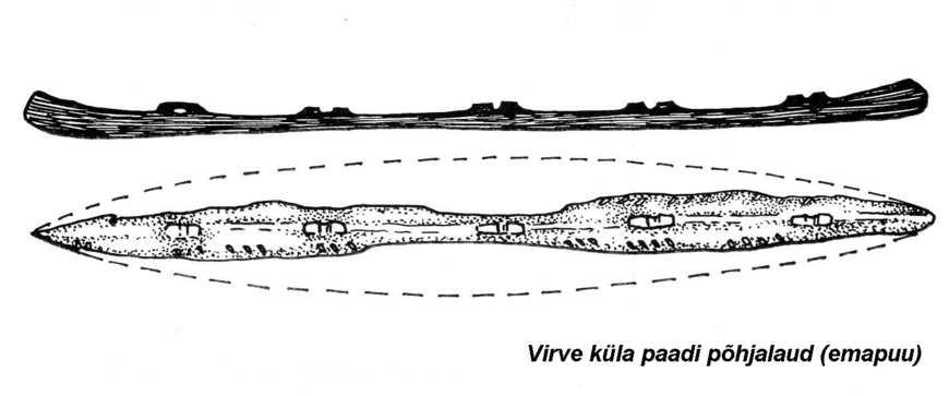 Virve küla paadi põhjalaud