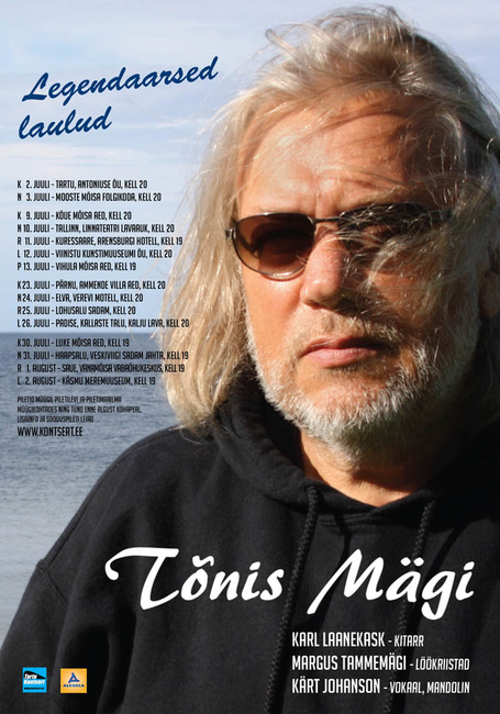 Tõnis Mäe kontserdi plakat