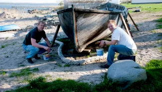 Käsmu Meremuuseum - Valge maapaadi restaureerimine 2010