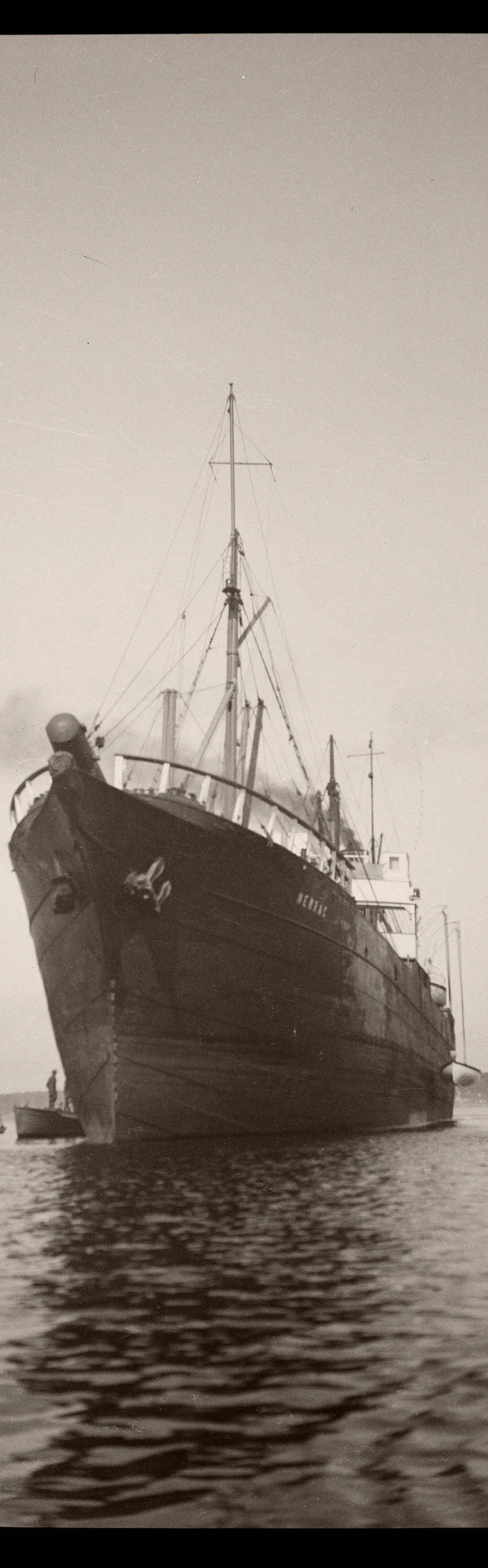 Nemrac, vaade laeva vöörile