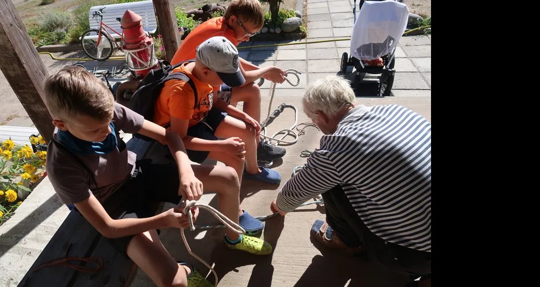 Käsmu Meremuuseum - Laager 2018 sõlmedeõpe