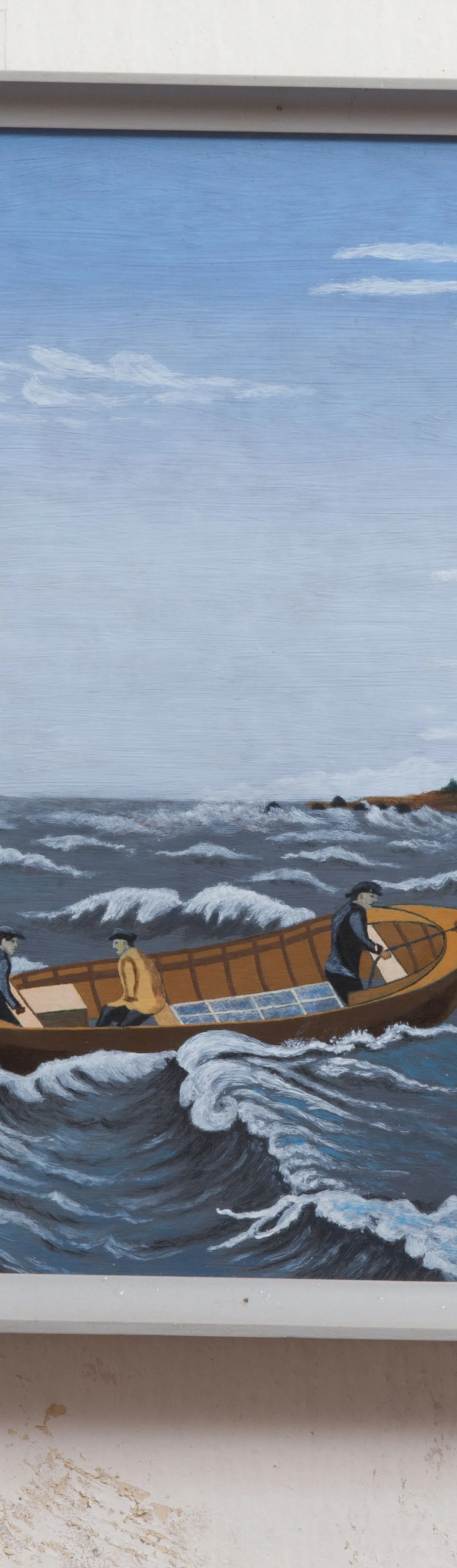 Käsmu Meremuuseum - Paadiga merel, maal E.Lillhein KMM/KU_340